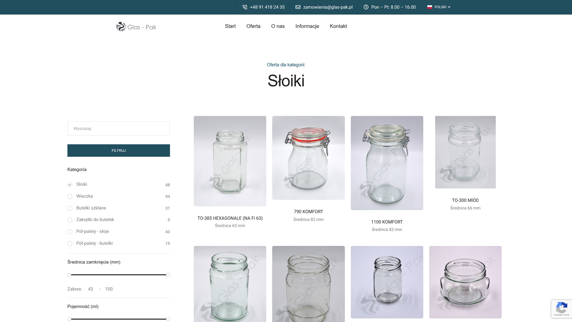 Na co zwrócić uwagę, zamawiając słoiki i butelki szklane od producenta?