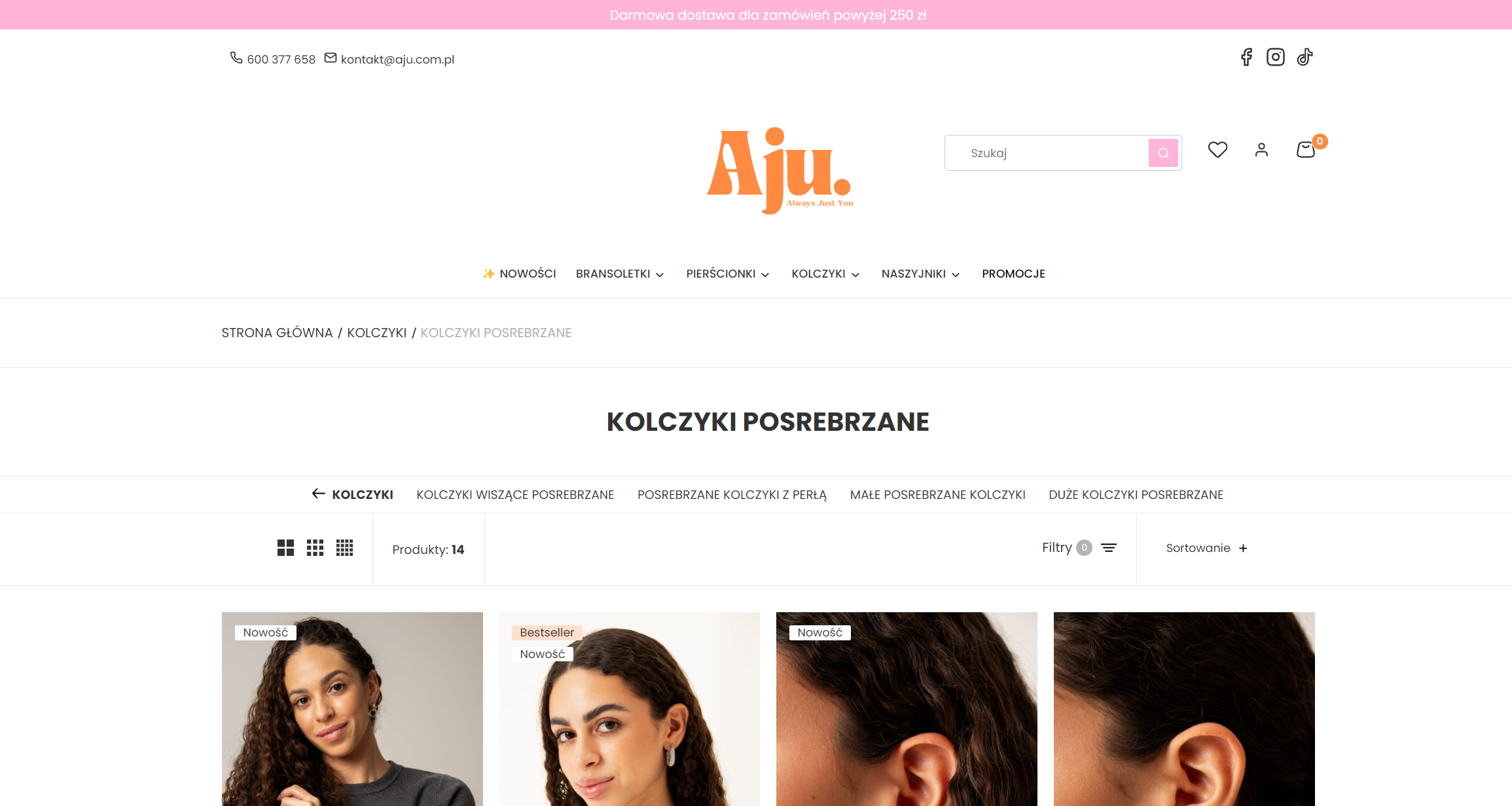 Dlaczego coraz więcej kobiet wybiera kolczyki posrebrzane?