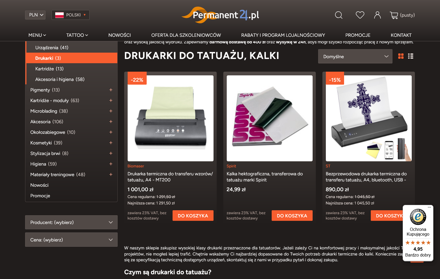 Drukarka do tatuażu - nieocenione narzędzie w pracy artysty