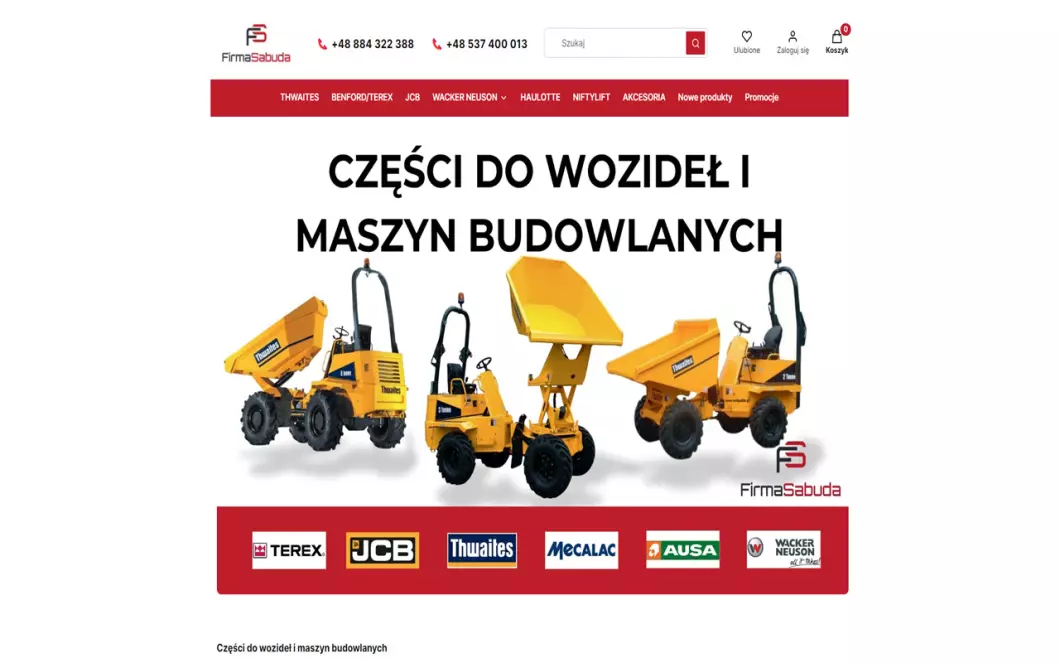 Zrzut ekranu strony