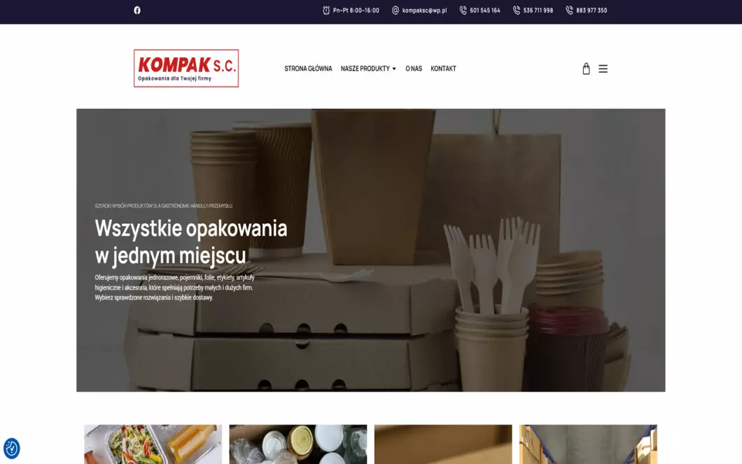 Zrzut ekranu strony